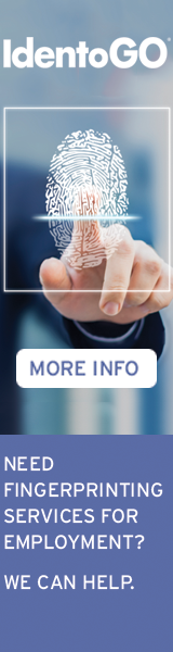 IdentoGO fingerprinting services for employment approved banner